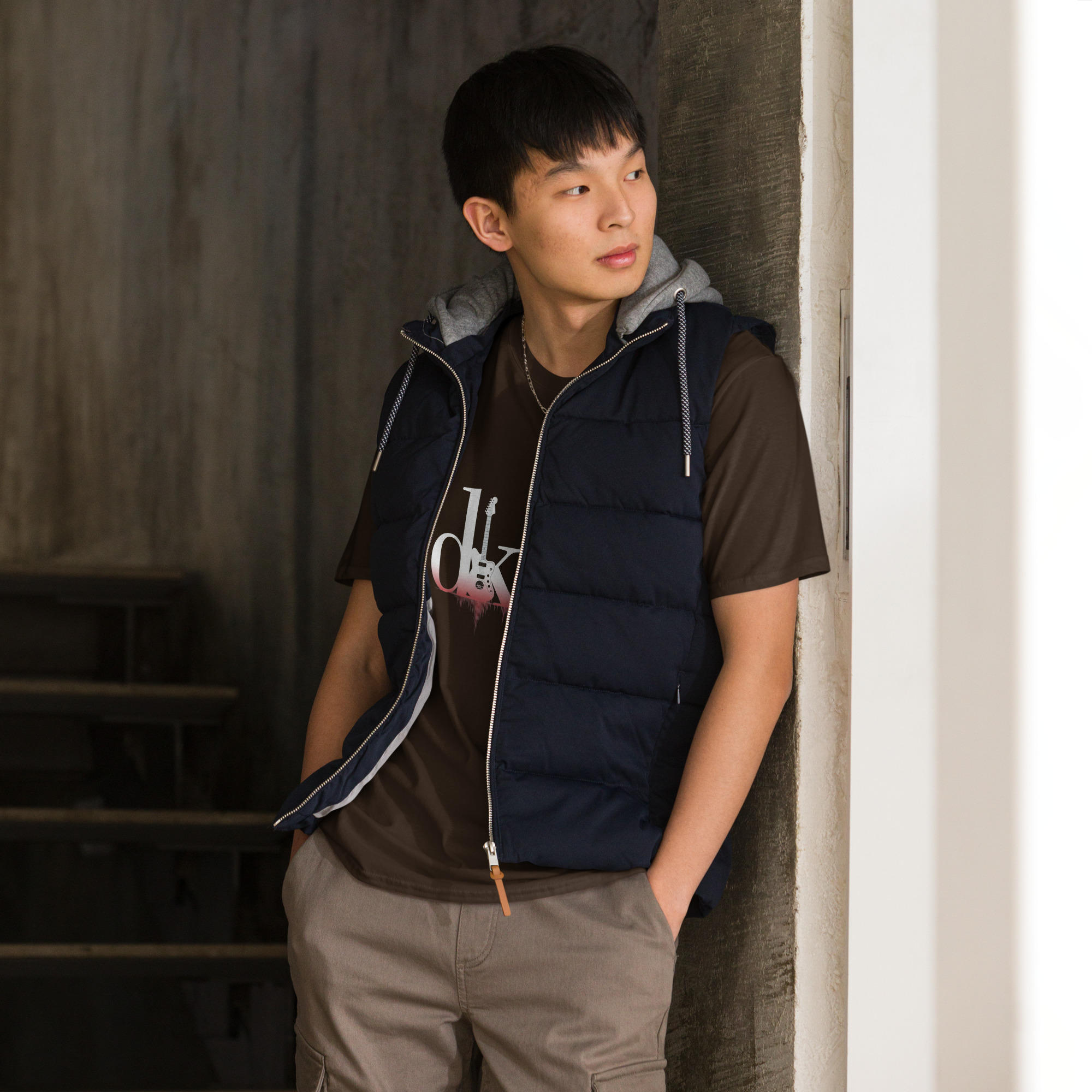 DKFM XIV Guitar Logo Short-Sleeve Unisex T-Shirt: DARKsided - Image 5