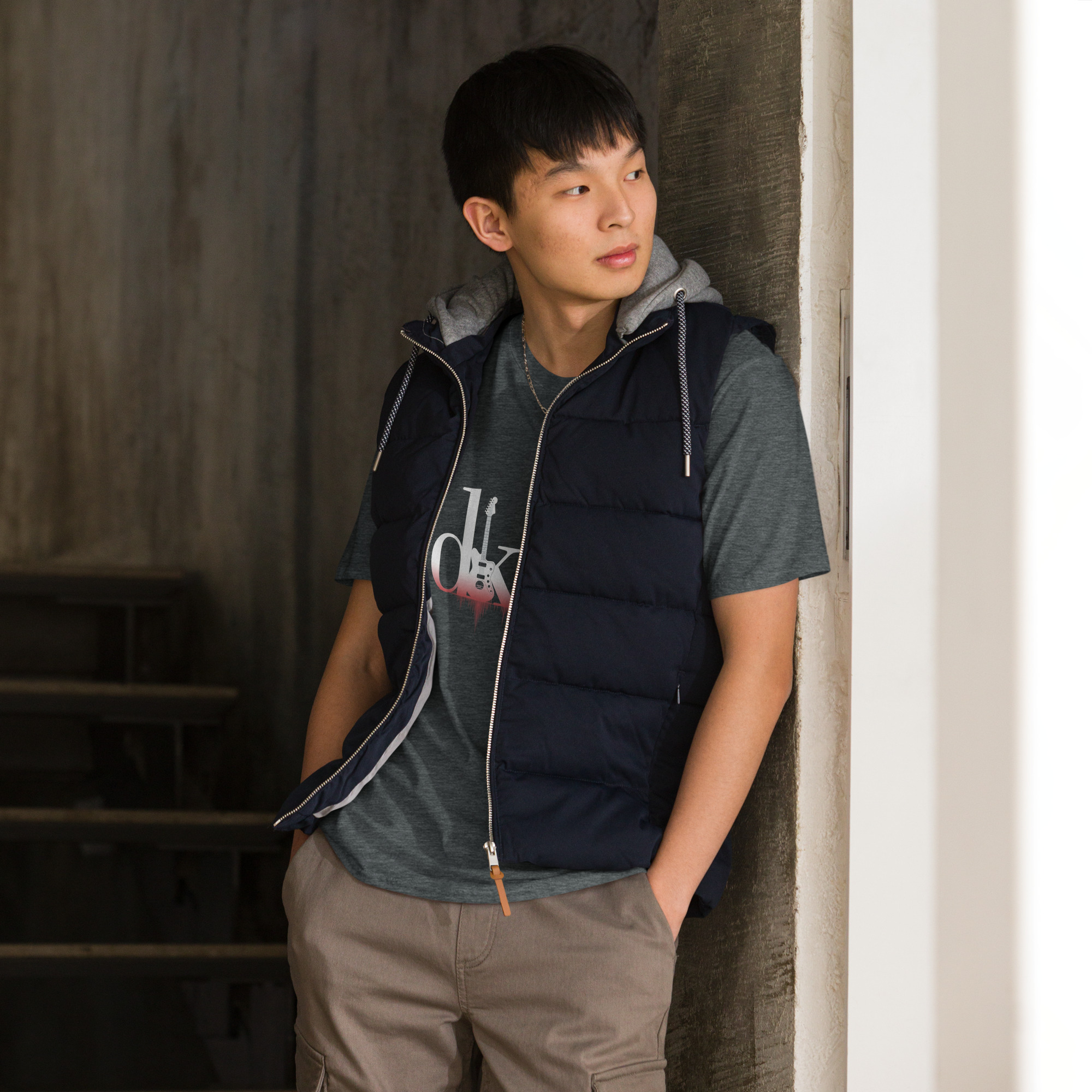 DKFM XIV Guitar Logo Short-Sleeve Unisex T-Shirt: DARKsided - Image 9