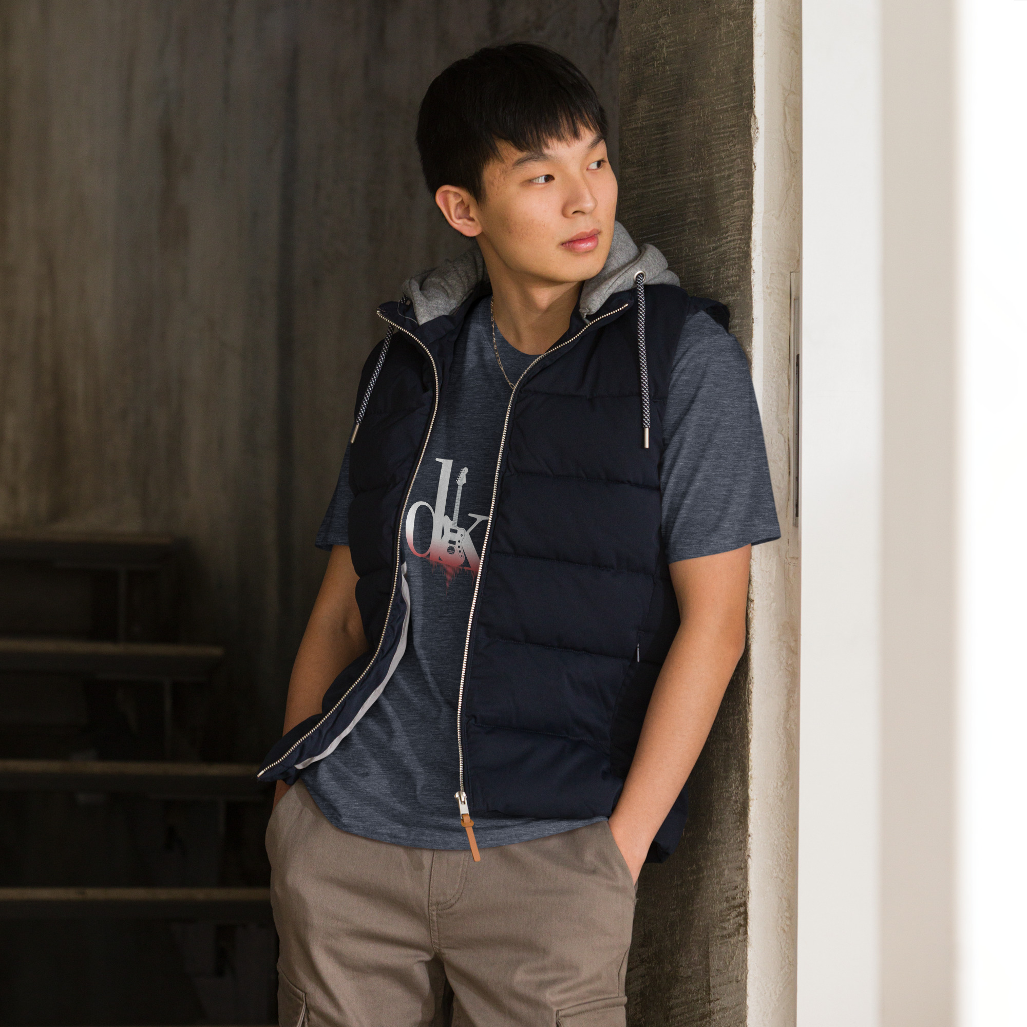 DKFM XIV Guitar Logo Short-Sleeve Unisex T-Shirt: DARKsided - Image 11